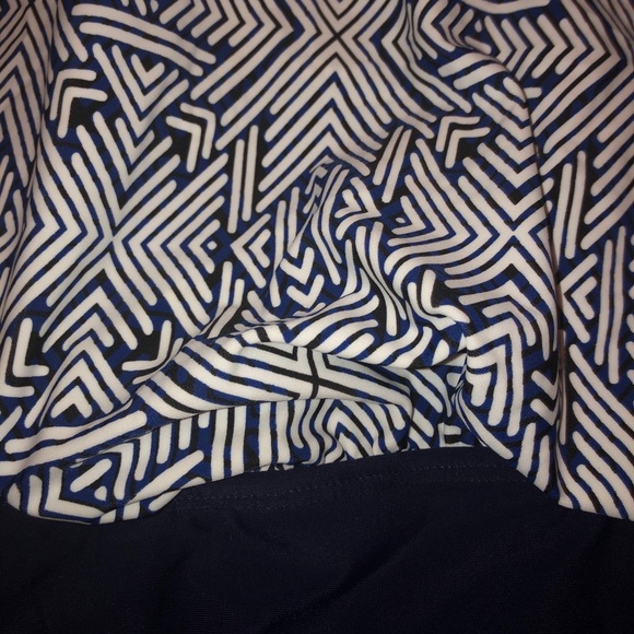 Navy Blue One Piece Swimsuit - Picture 2 of 6